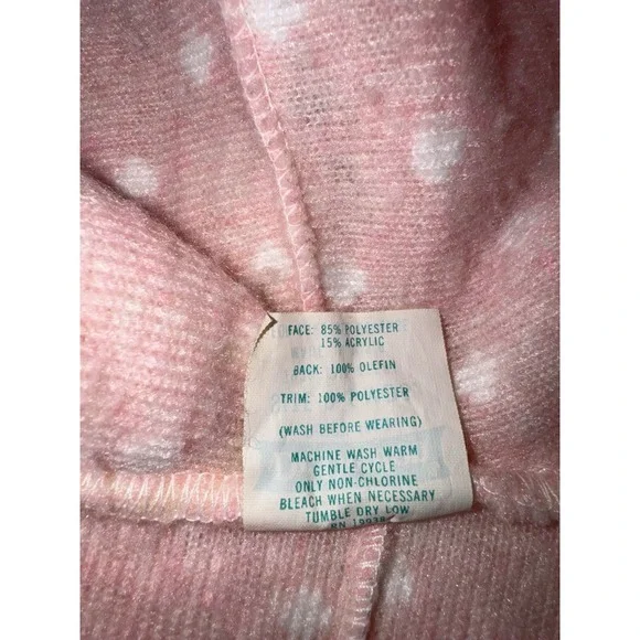 Vintage Dr Denton BabyGro Baby Sherpa Fleece Footed Pajamas 0-6 Mo. Duck Sleeper - Picture 9 of 14